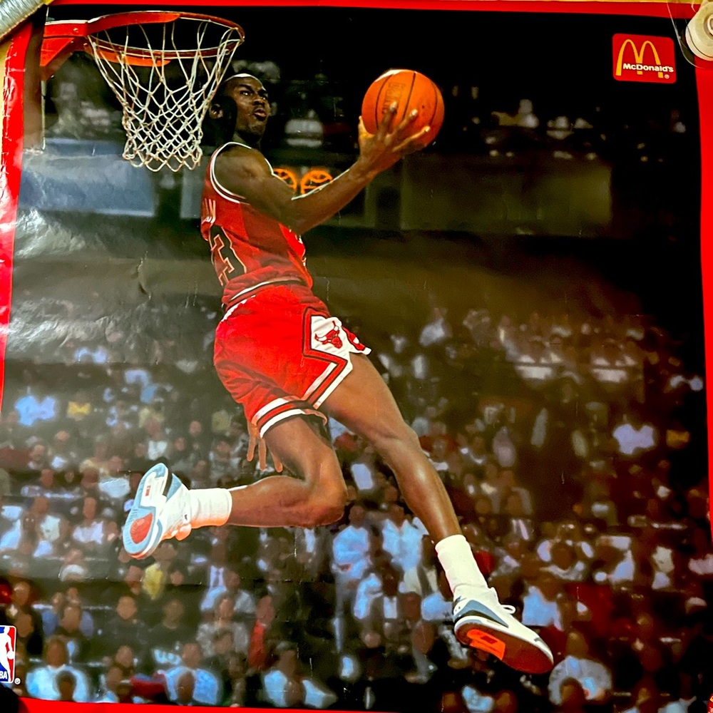Vintage 90s Michael Jordan poster